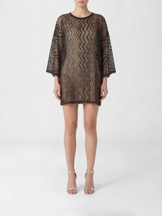 26SS 미소니 미디 원피스 MS26SQ1EBV00IT S80EQ Brown