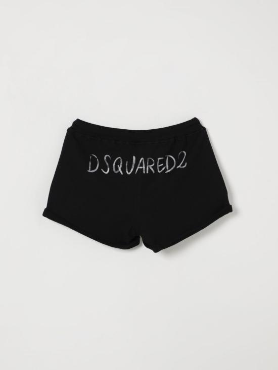 26SS [키즈] 디스퀘어드2 쇼츠/버뮤다 DQ3197D0AGQ DQ900 Black - DSQUARED2