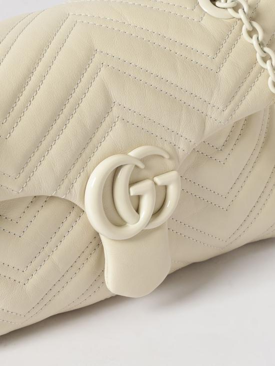 26SS 구찌 GG 마몽 스몰 숄더백 855371AAFS1 9540 Ivory - GUCCI
