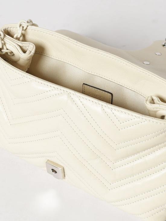 26SS 구찌 GG 마몽 스몰 숄더백 855371AAFS1 9540 Ivory - GUCCI