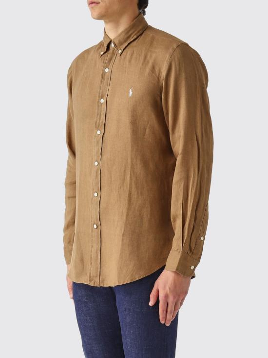 26SS 폴로 랄프로렌 긴팔 셔츠 710966294 505 Brown - POLO RALPH LAUREN