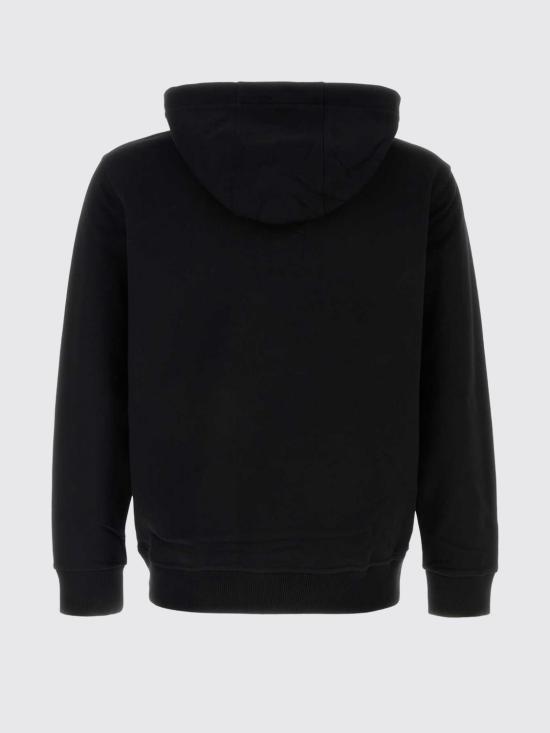 26SS 버버리 로고 프린트 코튼 후디 8096363 Black - BURBERRY