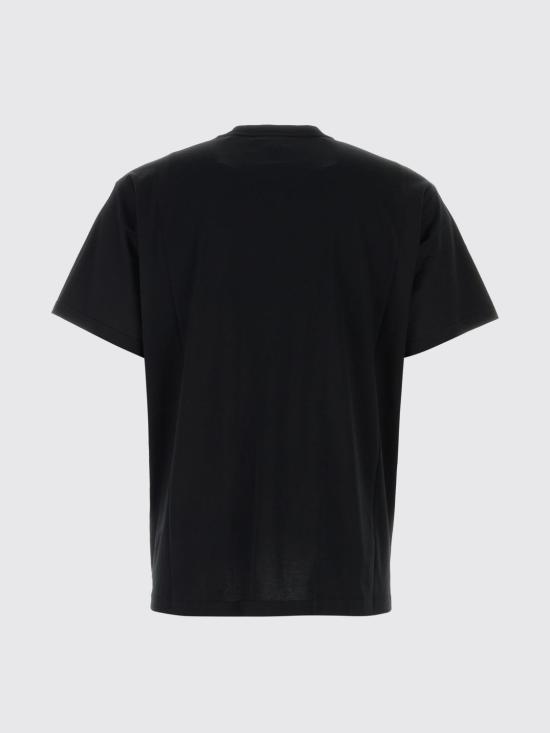 26SS 버버리 로고 프린트 코튼 오버사이즈 티셔츠 8084233 Black - BURBERRY