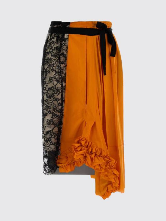 26SS 프라다 미디 스커트 P147IGSOOO19QW F0049 Orange