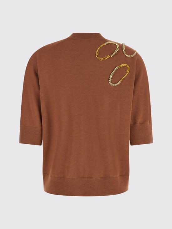 26SS 드리스 반 노튼 스웨터 2610112023700 700 Brown - DRIES VAN NOTEN