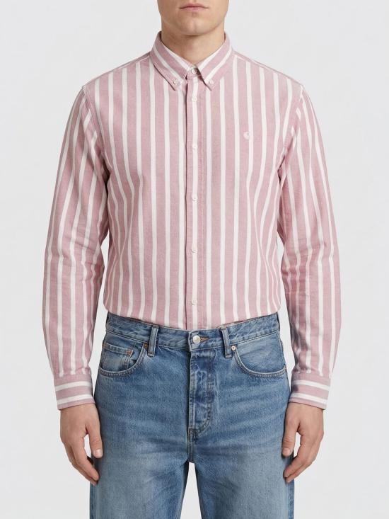 26SS 칼하트 WIP 롱슬리브 데븐 스트라이프 셔츠 I036198 3JDXX Striped