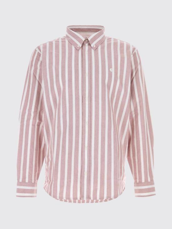 26SS 칼하트 WIP 롱슬리브 데븐 스트라이프 셔츠 I036198 3JDXX Striped - CARHARTT WIP