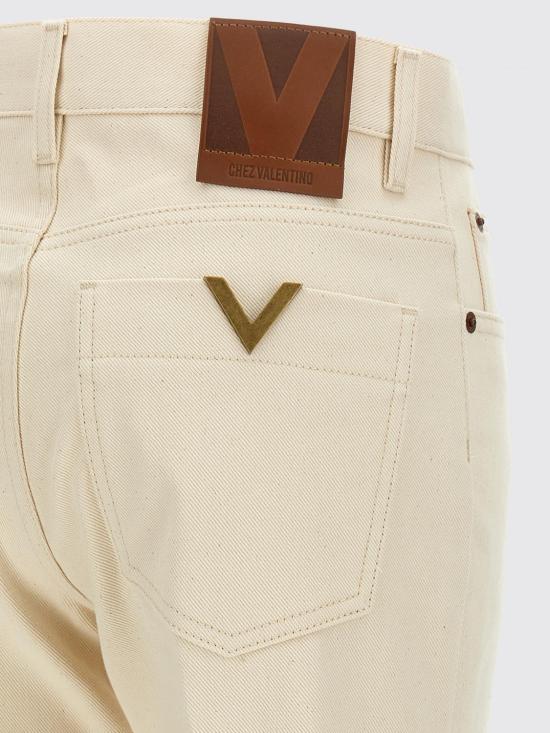 26SS 발렌티노 가라바니 데님 팬츠 8B3DD21V9Y5 A03 Beige - VALENTINO GARAVANI