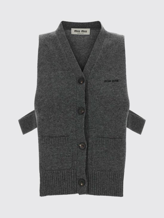 26SS 미우미우 스웨터 MMV380SOOO19RL F0480 Grey