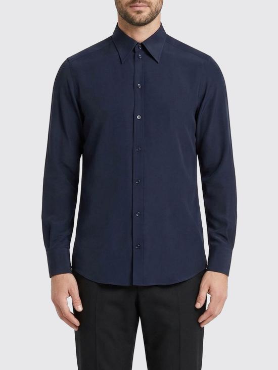 26SS 돌체앤가바나 긴팔 셔츠 G5ML1TFU1UQ B3681 Blue