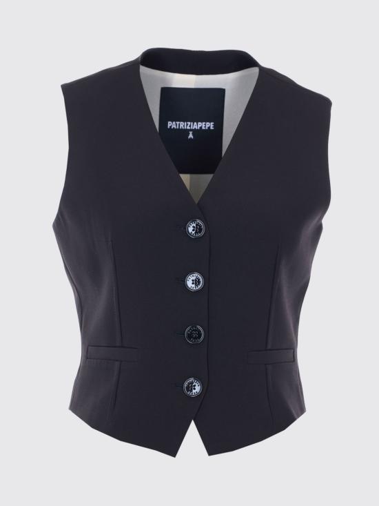 26SS 파트리지아페페 베스트 8C0839A688 8J4U6 Black - PATRIZIA PEPE