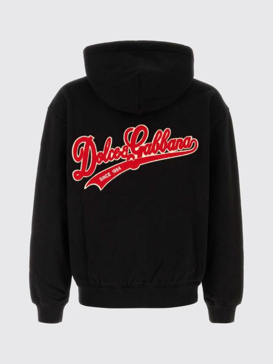 26SS 돌체앤가바나 후드 티셔츠 G9AIYZHU7VX N0000 Black - DOLCE & GABBANA