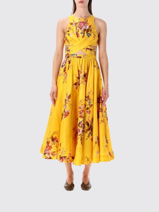 26SS 짐머만 롱 원피스 6460DRS264 MUF Yellow