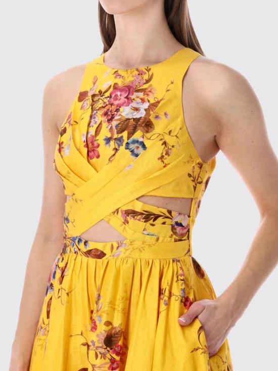 26SS 짐머만 롱 원피스 6460DRS264 MUF Yellow - ZIMMERMANN