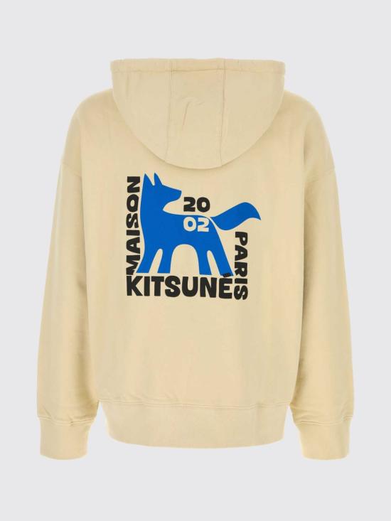 26SS 메종키츠네 후드 티셔츠 QM00704KM0340 0432 Beige - MAISON KITSUNE