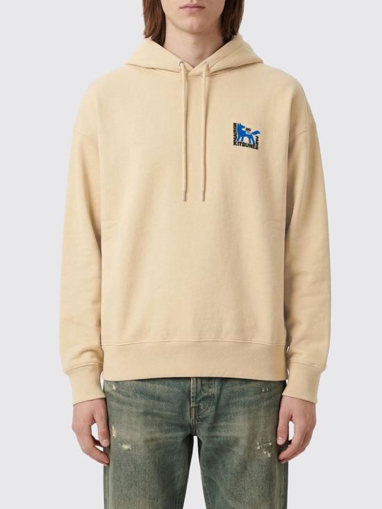 26SS 메종키츠네 후드 티셔츠 QM00704KM0340 0432 Beige