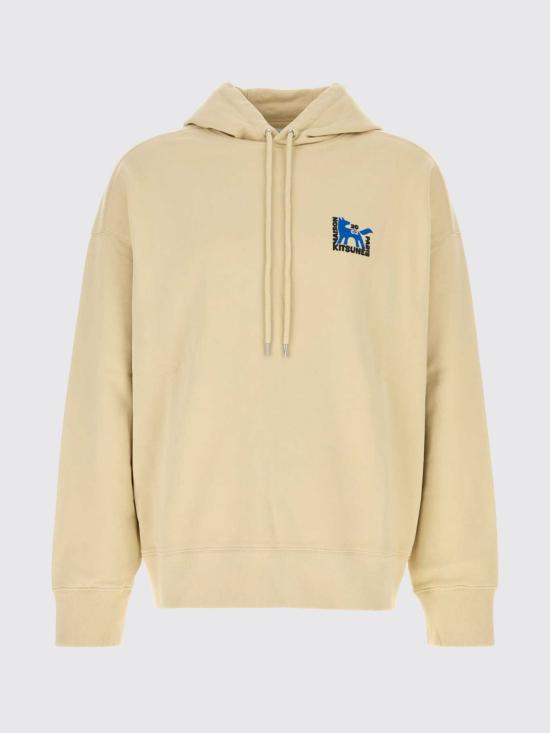 26SS 메종키츠네 후드 티셔츠 QM00704KM0340 0432 Beige - MAISON KITSUNE