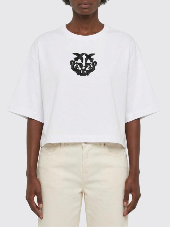 26SS 핑코 반팔 티셔츠 106814A3AM ZZ1 White 1