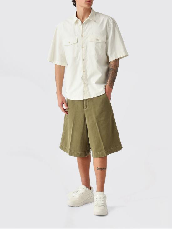 26SS 디스퀘어드2 반팔 셔츠 S74DM0979D35457 100 White - DSQUARED2