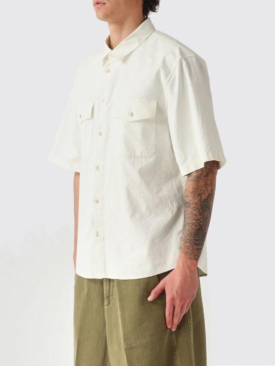 26SS 디스퀘어드2 반팔 셔츠 S74DM0979D35457 100 White - DSQUARED2