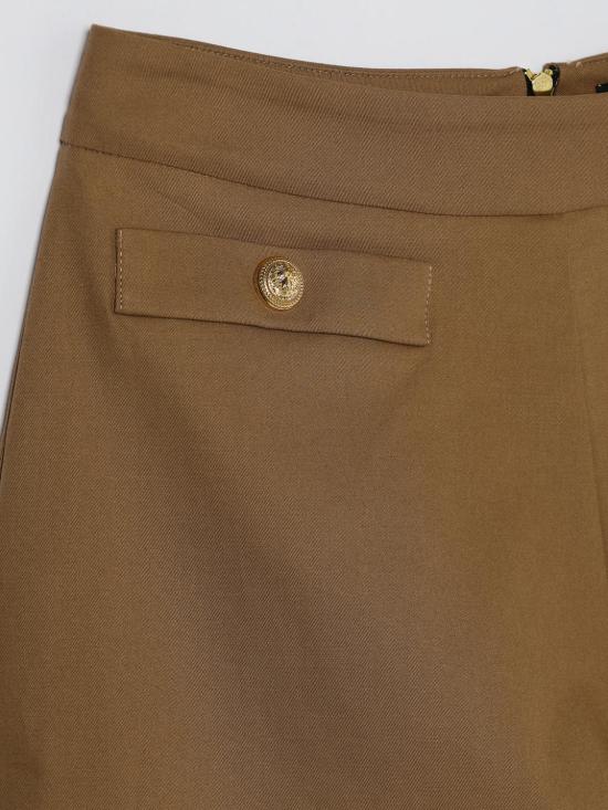 26SS [키즈] 발망 쇼츠/버뮤다 BY6B19G0197 315 Brown - BALMAIN