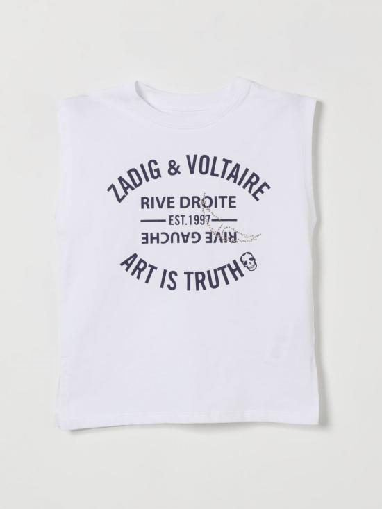 26SS [키즈] 자딕앤볼테르 티셔츠 X60535 10P White