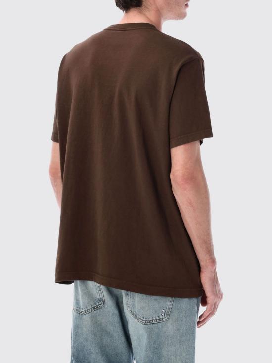 26SS 스포티앤리치 반팔 티셔츠 TO04365241BR03 CHOCOLATE Brown - SPORTY & RICH