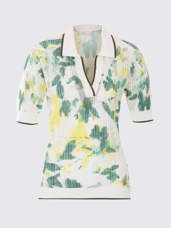 26SS 리우조 폴로 티셔츠 TA6286MA64R L9046 Green - LIU JO