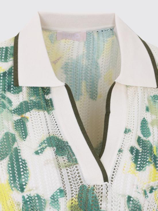 26SS 리우조 폴로 티셔츠 TA6286MA64R L9046 Green - LIU JO