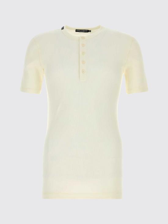 26SS 돌체앤가바나 반팔 티셔츠 G8QX6TG7P0D W0001 White - DOLCE & GABBANA