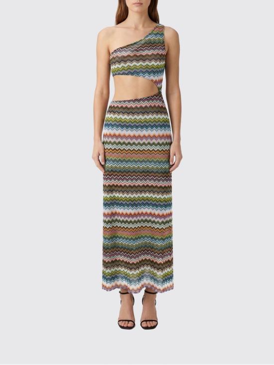 26SS 미소니 롱 원피스 MC25SQ0CBR014F SM9YJ Multicolor