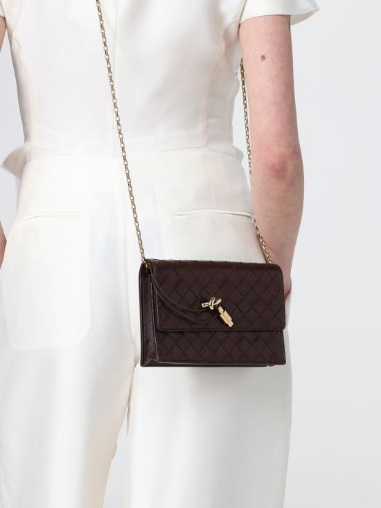 26SS 보테가베네타 안디아모 월렛 온 체인백 844107VCPP2 2264 Wine - BOTTEGA VENETA