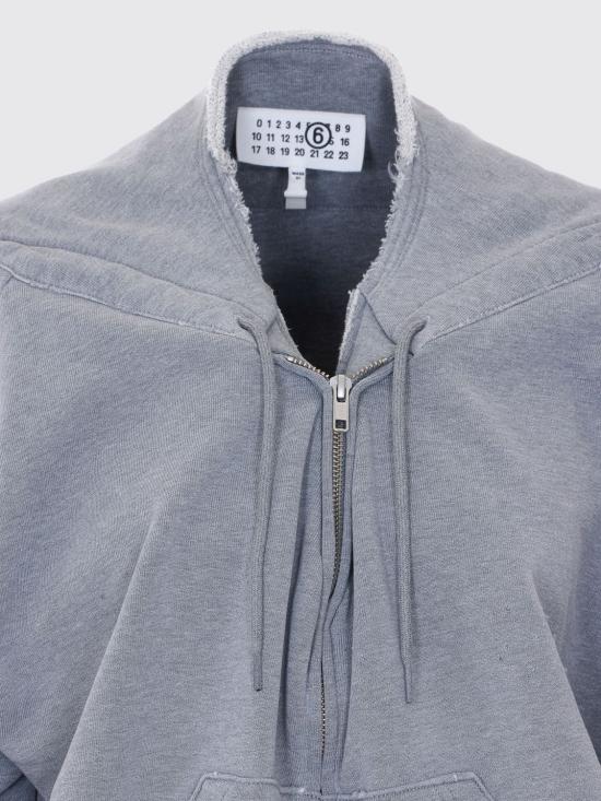 26SS MM6 메종마르지엘라 드로우스트링 후드 S52HG0041M25014 853M Grey - MM6 MAISON MARGIELA
