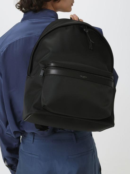 26SS 생로랑 CITY 시티 클래식 로고 백팩 534967FAEY2 1000 Black - SAINT LAURENT