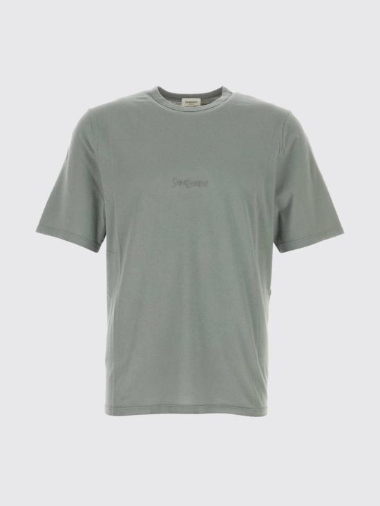 26SS 생로랑 반팔 티셔츠 818535YBHD2 1467 Grey - SAINT LAURENT