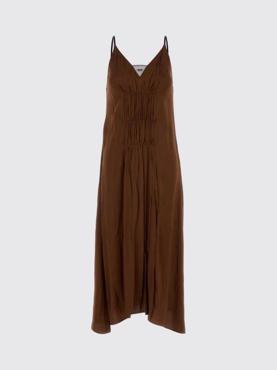 26SS 프라다 미디 원피스 P3R38RSOOO19CR F0005 Tobacco