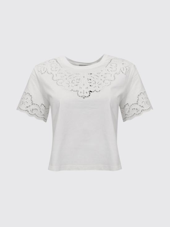 26SS 트윈셋 반팔 티셔츠 261TP2440 00001 White - TWINSET