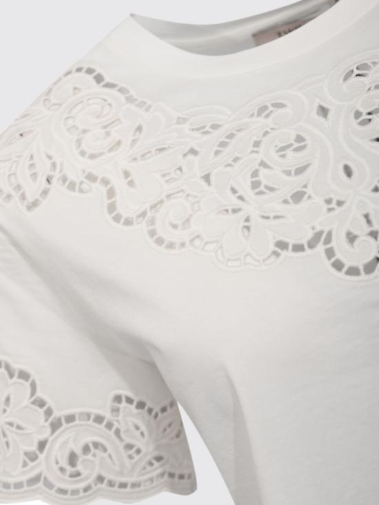 26SS 트윈셋 반팔 티셔츠 261TP2440 00001 White - TWINSET