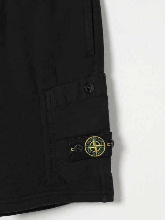 26SS [키즈] 스톤 아일랜드 쇼츠/버뮤다 6200008S0040 V0029 Black - STONE ISLAND