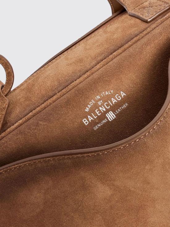 26SS 발렌시아가 캐리 볼링백 스몰 8329202AB9G 2533 Hazel - BALENCIAGA