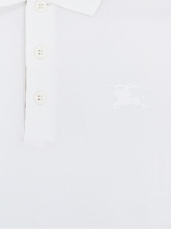 26SS 버버리 코튼 폴로셔츠 8126937 White - BURBERRY
