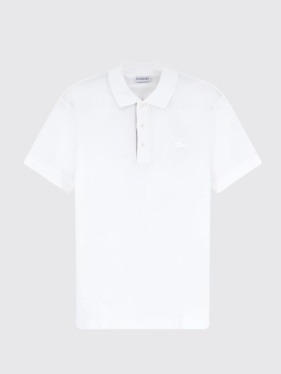 26SS 버버리 코튼 폴로셔츠 8126937 White - BURBERRY