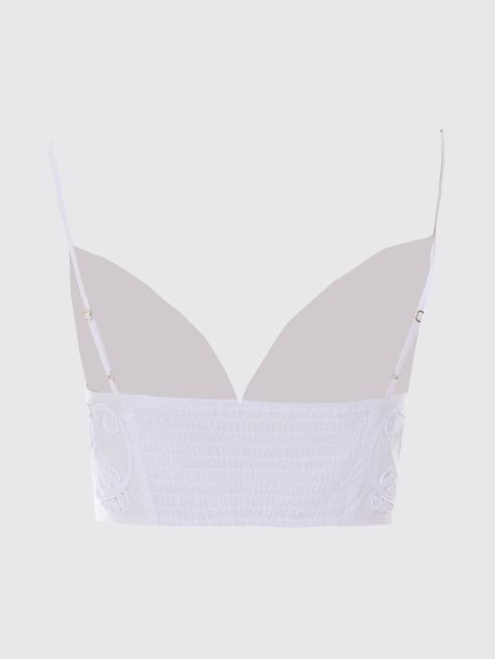 26SS 리우조 민소매 티셔츠 CA6181T039A 11111 White - LIU JO