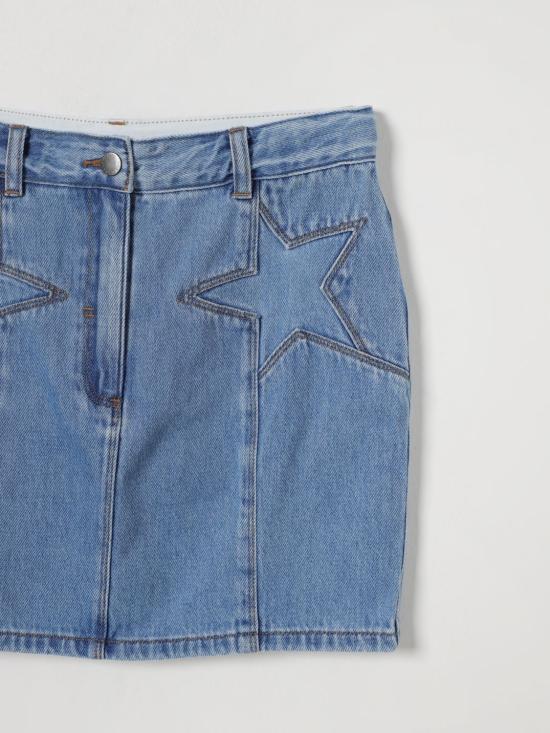 26SS [키즈] 스텔라 맥카트니 스커트 TY7B31Z0746 601 Blue - STELLA MCCARTNEY