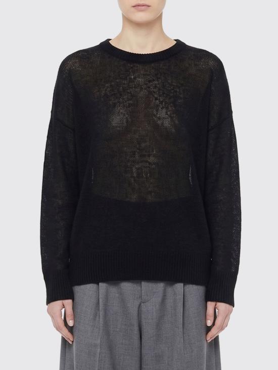 26SS 발렌시아가 스웨터 870687T4152 1000 Black