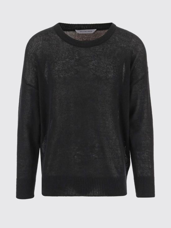 26SS 발렌시아가 스웨터 870687T4152 1000 Black - BALENCIAGA