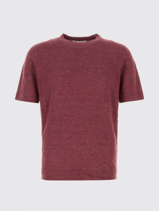 26SS 브루넬로 쿠치넬리 반팔 티셔츠 M2L00340 C7796 Coral - BRUNELLO CUCINELLI