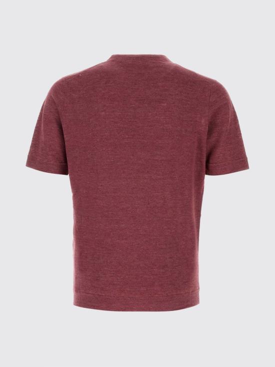 26SS 브루넬로 쿠치넬리 반팔 티셔츠 M2L00340 C7796 Coral - BRUNELLO CUCINELLI