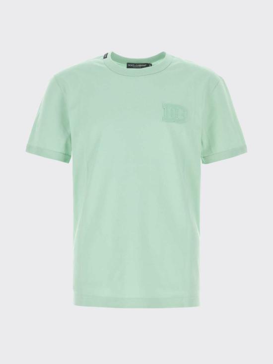 26SS 돌체앤가바나 반팔 티셔츠 G8PV1ZG7P3N V0234 Green - DOLCE & GABBANA