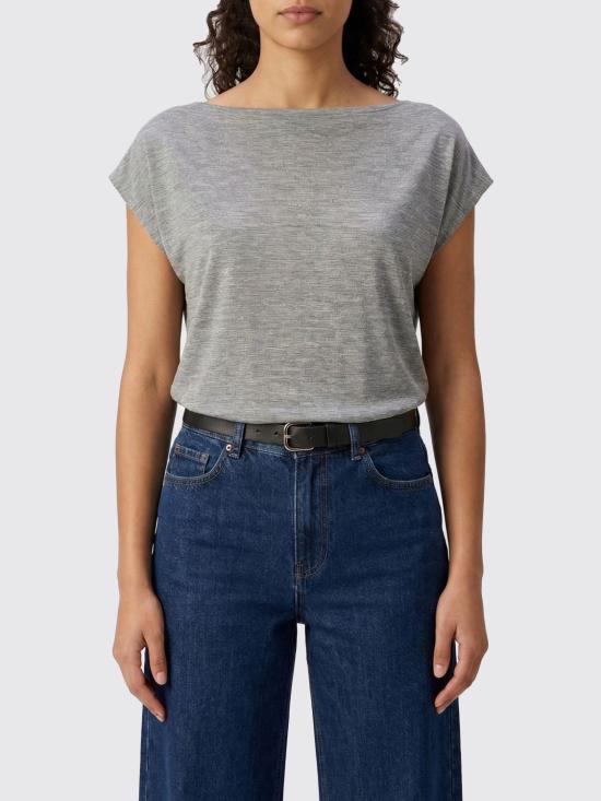 26SS 파트리지아페페 민소매 티셔츠 8M1757J249 S119 Grey